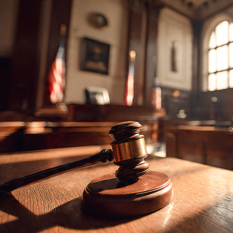 courtroom gavel Gavel in a courtroom representing criminal defense proceedings